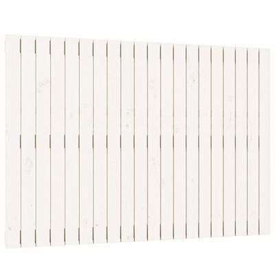 vidaXL fehér tömör fenyőfa fali fejtámla 127,5 x 3 x 90 cm