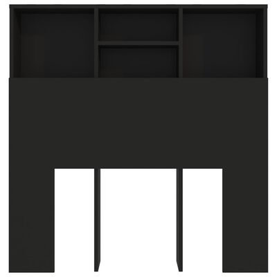 vidaXL fekete áthidaló szekrény 100 x 19 x 103,5 cm