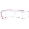 vidaXL L-alakú kerti bútorhuzat 16 fűzőlyukkal 210 x 260 x 80 cm