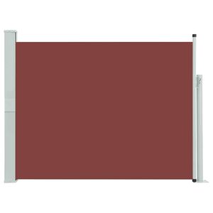 vidaXL barna kih&uacute;zhat&oacute; oldals&oacute; teraszi napellenző 140 x 500 cm
