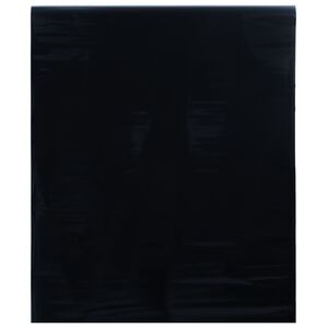 vidaXL matt fekete PVC statikus ablakf&oacute;lia 90 x 2000 cm