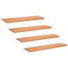 vidaXL L&eacute;pcsőszőnyegek 4 db 110 x 25 x 2 cm Lakk T&ouml;m&ouml;r b&uuml;kkfa