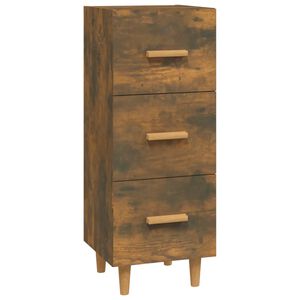 vidaXL f&uuml;st&ouml;s t&ouml;lgy sz&iacute;nű szerelt fa t&aacute;lal&oacute;szekr&eacute;ny 34,5 x 34 x 90 cm