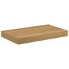 vidaXL Falpolc Falra szerelhető 4 pcs Barna 40 x 23,5 x 4 cm Faanyag