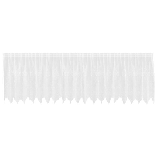 vidaXL Csipk&eacute;s F&uuml;gg&ouml;ny f&uuml;gg&ouml;ny&ouml;kkel Feh&eacute;r 80 x 500 cm Poli&eacute;szter