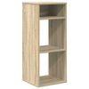 vidaXL k&ouml;nyvszekr&eacute;ny sonoma sz&iacute;nű 34x31x80 cm szerelt fa