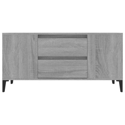 vidaXL szürke sonoma színű szerelt fa TV-szekrény 102x44,5x50 cm