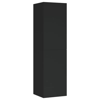 vidaXL 2 db fekete forgácslap TV-szekrény 30,5 x 30 x 110 cm