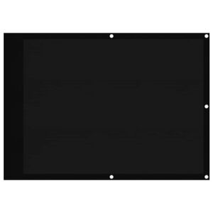 vidaXL fekete erk&eacute;lyparav&aacute;n 100% oxford poli&eacute;szter 75 x 700 cm