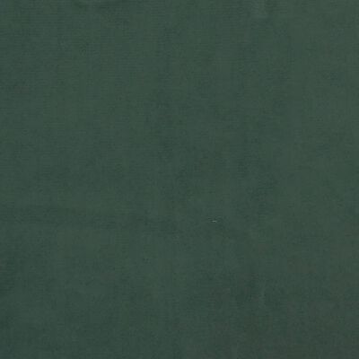vidaXL sötétzöld bársony fejtámla szárnyakkal 147 x 23 x 118/128 cm