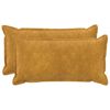 vidaXL P&aacute;rna huzat 2 db HOUTEN S&aacute;rga 40 x 80 cm Mikrosz&aacute;las Pl&uuml;ss