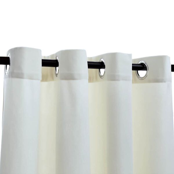 vidaXL 2 db kr&eacute;msz&iacute;nű b&aacute;rsony s&ouml;t&eacute;t&iacute;tőf&uuml;gg&ouml;ny gyűrűkkel 140 x 175 cm