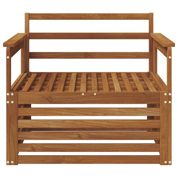 vidaXL 2 Darab Karfa n&eacute;lk&uuml;li kanap&eacute; T&ouml;m&ouml;r Ak&aacute;cfa Term&eacute;szetes