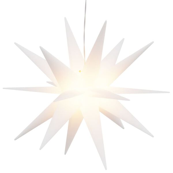 vidaXL &ouml;sszecsukhat&oacute; feh&eacute;r kar&aacute;csonyi l&aacute;mpa LED-del 43 cm