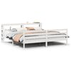 vidaXL feh&eacute;r &aacute;gykeret fejt&aacute;ml&aacute;val matrac n&eacute;lk&uuml;l 200x200 cm