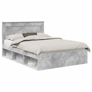 vidaXL &Aacute;gykeret fi&oacute;kkal Beton Sz&uuml;rke 150 x 200 cm T&ouml;m&ouml;r fenyőfa