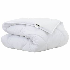 vidaXL T&eacute;li takar&oacute; 200 x 135 x 5 cm T&eacute;li Poli&eacute;szter Feh&eacute;r L&eacute;g&aacute;teresztő