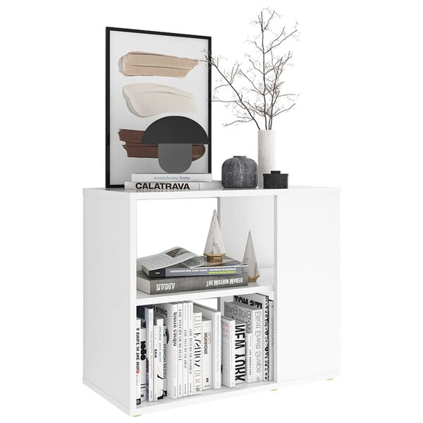 vidaXL feh&eacute;r szerelt fa kisszekr&eacute;ny 60 x 30 x 50 cm