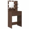 vidaXL H&aacute;l&oacute;szobai &Ouml;lt&ouml;zk&ouml;dő Asztalok Barna T&ouml;lgy 80 x 39,6 x 135 cm