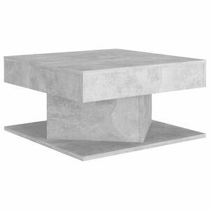 vidaXL betonsz&uuml;rke szerelt fa doh&aacute;nyz&oacute;asztal 57 x 57 x 30 cm