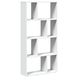 vidaXL feh&eacute;r, r&eacute;tegelt fa k&ouml;nyvespolc 60 x 20 x 120,5 cm