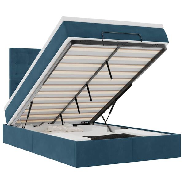 vidaXL Ottom&aacute;n &aacute;gykeret matracokkal s&ouml;t&eacute;tk&eacute;k 120x200cm b&aacute;rsony