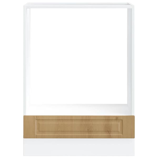 vidaXL Porto kézműves tölgy színű szerelt fa sütőszekrény