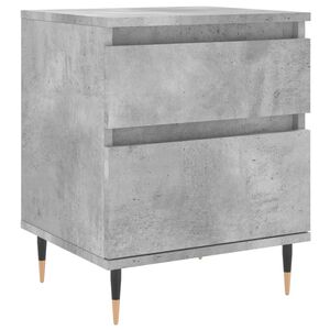 vidaXL betonsz&uuml;rke szerelt fa &eacute;jjeliszekr&eacute;ny 40x35x50 cm