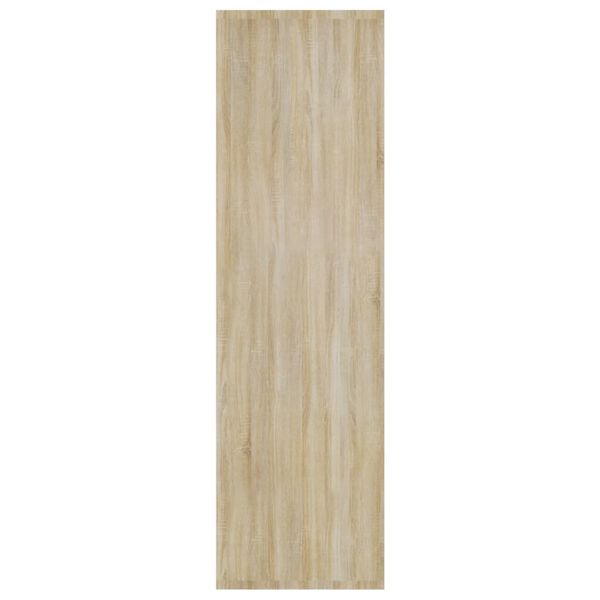 vidaXL sonoma-t&ouml;lgysz&iacute;nű k&ouml;nyvszekr&eacute;ny/t&eacute;relv&aacute;laszt&oacute; 80 x 30 x 103 cm