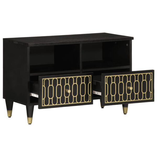 vidaXL tömör mangófa TV-szekrény 70 x 33 x 46 cm