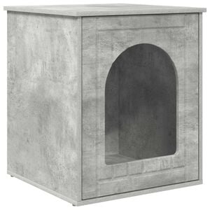 vidaXL Macska H&aacute;z Beton 53 x 52 x 62 cm Szerelt Fa