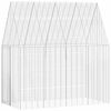 vidaXL Ny&uacute;l Ketrec Ez&uuml;st 200 x 100 x 210 cm Horganyzott ac&eacute;l