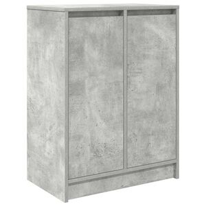 vidaXL betonsz&uuml;rke szerelt fa cipőszekr&eacute;ny 57x34x76 cm