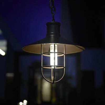 Luxform Caledon sötétbronz napelemes LED kerti lámpa 34112