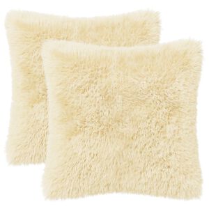 vidaXL P&aacute;rna huzat 2 pcs HEERLEN Kr&eacute;msz&iacute;nű 30 x 30 cm PV Mikropl&uuml;ss