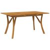 vidaXL t&ouml;m&ouml;r ak&aacute;cfa kerti asztal 150 x 90 x 75 cm