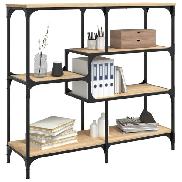 vidaXL sonoma t&ouml;lgy sz&iacute;nű szerelt fa doh&aacute;nyz&oacute;asztal 103x32x95 cm