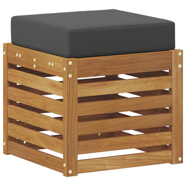 vidaXL Pad p&aacute;rn&aacute;val 2 Darab Term&eacute;szetes &eacute;s antracit T&ouml;m&ouml;r Ak&aacute;cfa