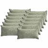 vidaXL P&aacute;rna huzat 12 db HOUTEN Z&ouml;ld 40 x 80 cm Chenille Sz&ouml;vet