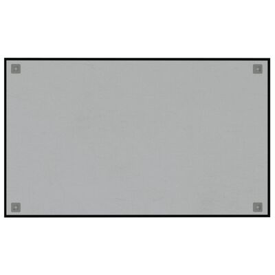 vidaXL fekete falra szerelhető edzett üveg mágnestábla 100 x 60 cm 