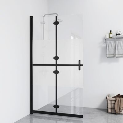 vidaXL selyemmatt ESG üveg összecsukható zuhanyfal 70 x 190 cm