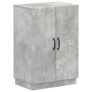 vidaXL Cipőszekr&eacute;ny HOORN 59,5 x 39,5 x 87 cm Szerelt Fa Betonsz&uuml;rke
