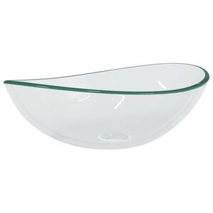 vidaXL &aacute;tl&aacute;tsz&oacute; edzett &uuml;veg mosd&oacute;kagyl&oacute; 54,5 x 35 x 15,5 cm