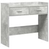 vidaXL Konzolasztal Betonsz&uuml;rke 90 x 35 x 80 cm Szerelt Fa