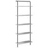 vidaXL K&ouml;nyvespolc 5 szintes 60 x 24 x 168 cm Szerelt fa Sz&uuml;rke Sonoma