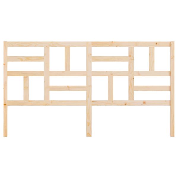 vidaXL tömör fenyőfa ágyfejtámla 186 x 4 x 104 cm