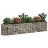 vidaXL horganyzott vas gabion magas&aacute;gy&aacute;s 260 x 50 x 50 cm