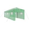 vidaXL &Uuml;vegh&aacute;z pop-up kerettel tetővel Z&ouml;ld 290 x 870 x 315 cm Vas
