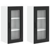 vidaXL Mosogat&oacute;g&eacute;p panel Kalmar 2 pcs Fekete 40 x 31 x 80 cm Faanyag