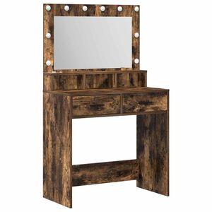 vidaXL &Ouml;lt&ouml;zk&ouml;dőasztal F&uuml;st&ouml;lt t&ouml;lgy 79 x 41 x 135 cm Szerelt Fa